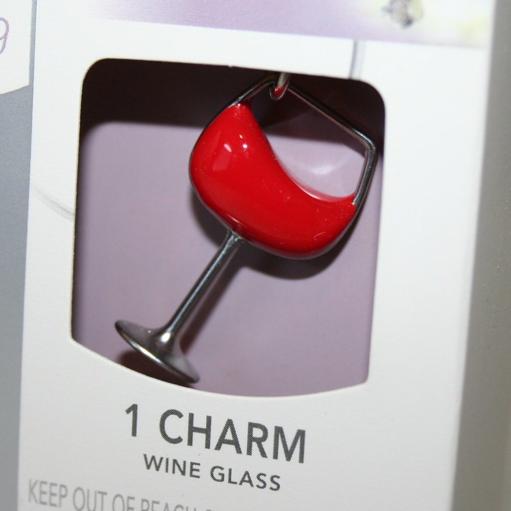 Yankee Candle Wine Glass Charm Charming Scents Car Air Freshener Decor